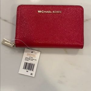 Michael Kors Small Pebbled Leather Wallet
